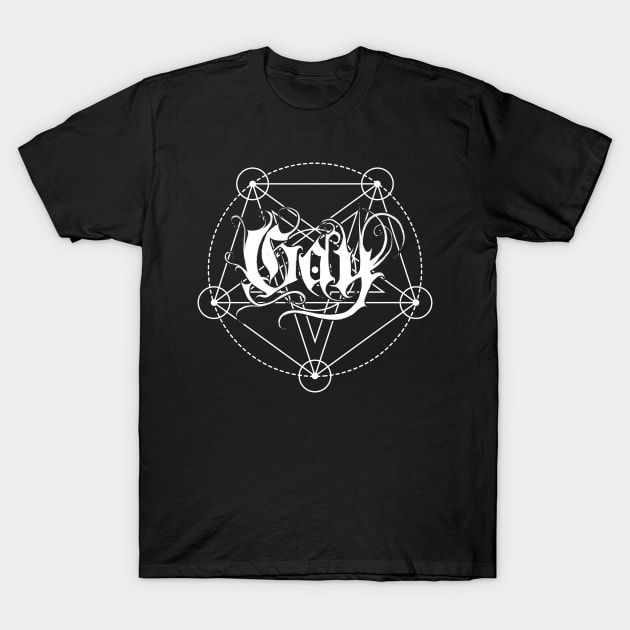 Heavy Metal LGBTQ Pride - Gay T-Shirt by Manfish Inc.